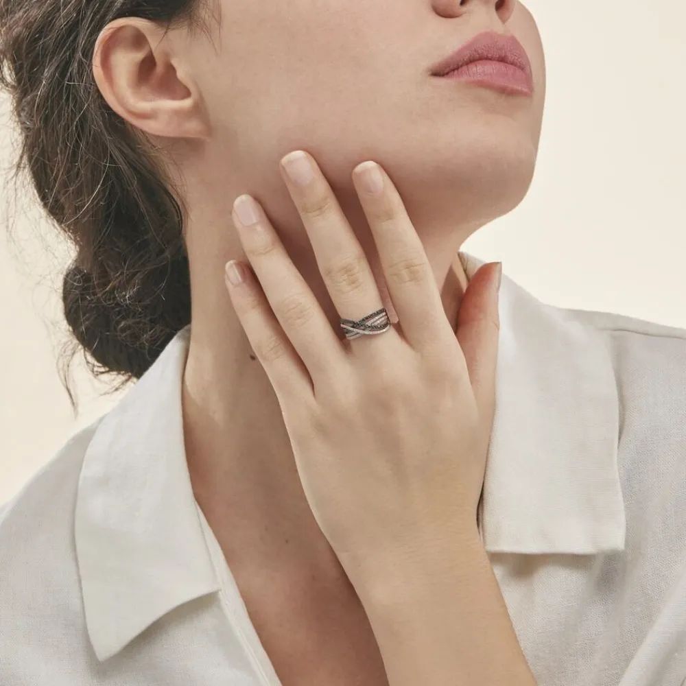 Bague Julianne Or Blanc Diamant|Marc Orian Online