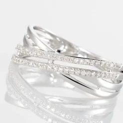Bague Julianne Or Blanc Diamant Divers