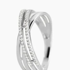 Bague Julianne Or Blanc Diamant Divers