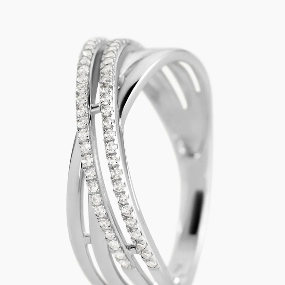 Bague Julianne Or Blanc Diamant Divers