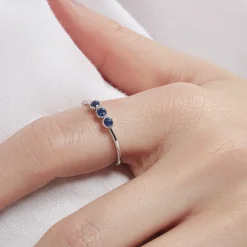Bague Kasey Argent Blanc Oxyde De Zirconium|Marc Orian Outlet