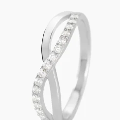 Bague Kassandre Argent Blanc Oxyde De Zirconium|Marc Orian Discount
