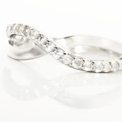 Bague Kassandre Argent Blanc Oxyde De Zirconium|Marc Orian Discount