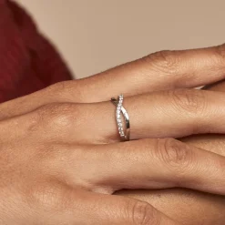 Bague Kassandre Argent Blanc Oxyde De Zirconium|Marc Orian Discount