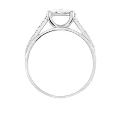 Bague Kate Ld Or Jaune Diamant Synthetique Blanc Diamant Synthetique|Marc Orian Online