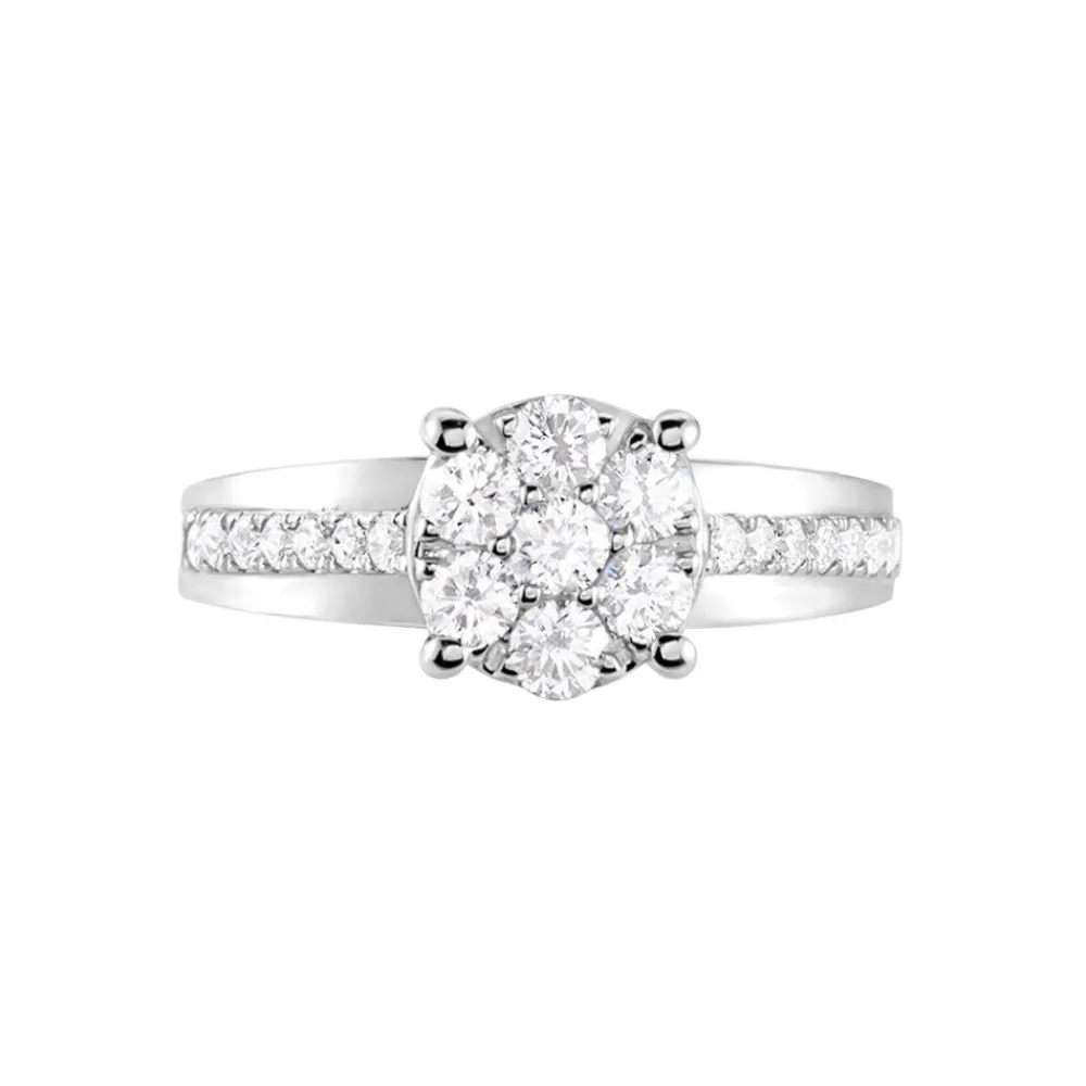 Bague Kate Ld Or Jaune Diamant Synthetique Blanc Diamant Synthetique|Marc Orian Online