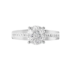 Bague Kate Or Blanc Diamant Synthétique|Marc Orian Sale