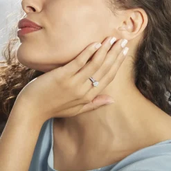 Bague Kate Or Blanc Diamant Synthétique|Marc Orian Sale