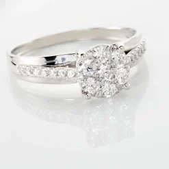 Bague Kate Or Blanc Diamant Synthétique|Marc Orian Sale