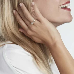 Bague Kate Or Jaune Diamant Synthétique|Marc Orian Discount