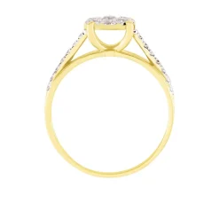Bague Kate Or Jaune Diamant Synthétique|Marc Orian Discount