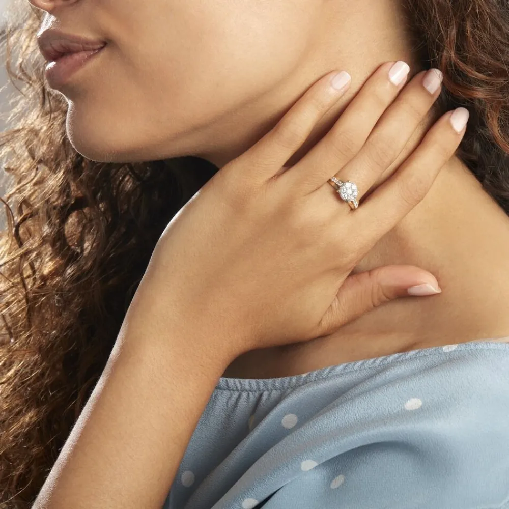 Bague Kate Or Jaune Diamant Synthétique|Marc Orian Outlet