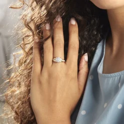 Bague Kate Or Jaune Diamant Synthétique|Marc Orian Outlet