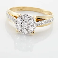 Bague Kate Or Jaune Diamant Synthétique|Marc Orian Outlet
