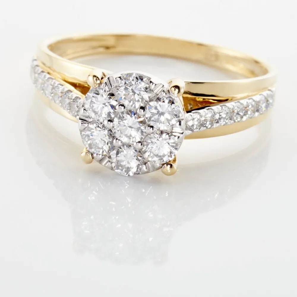 Bague Kate Or Jaune Diamant Synthétique|Marc Orian Outlet