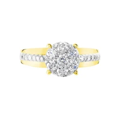 Bague Kate Or Jaune Diamant Synthétique|Marc Orian Outlet