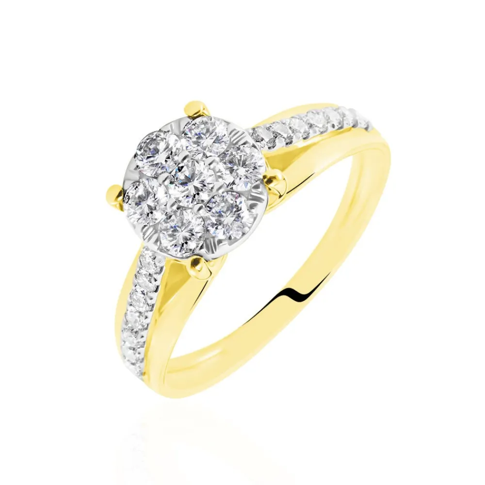 Bague Kate Or Jaune Diamant Synthétique|Marc Orian Outlet