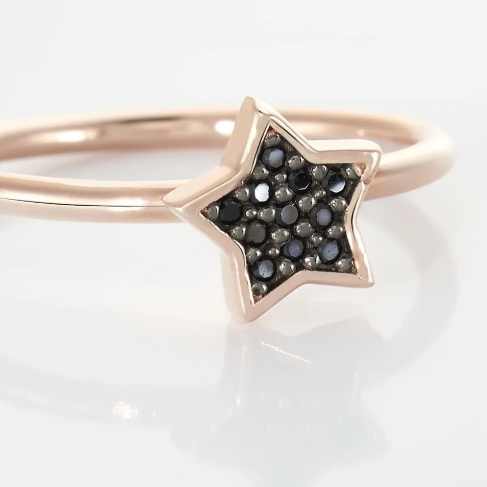 Bague Kathalyne Argent Rose Oxyde De Zirconium