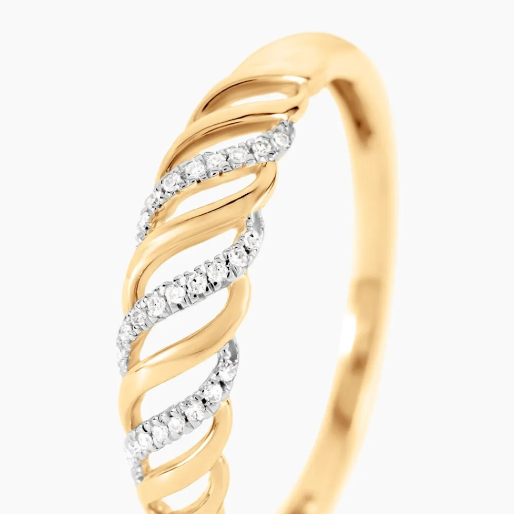 Bague Kausalya Or Jaune Diamant|Marc Orian Best