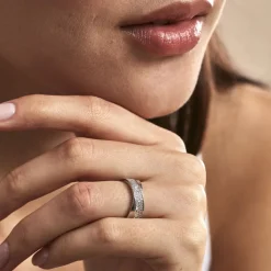 Bague Kawtare Argent Blanc Oxyde De Zirconium|Marc Orian Discount