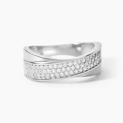 Bague Kawtare Argent Blanc Oxyde De Zirconium|Marc Orian Discount