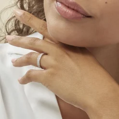 Bague Kaycee Argent Blanc Oxyde De Zirconium|Marc Orian Hot