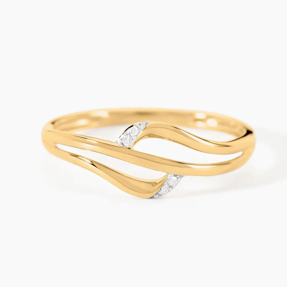 Bague Kipling Or Jaune Diamant|Marc Orian