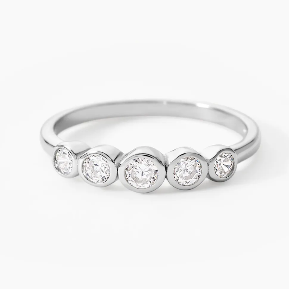 Bague Kumar Argent Oxyde De Zirconium