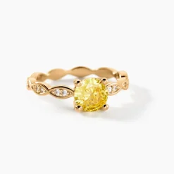 Bague Kurt Plaqué Or Jaune Oxyde De Zirconium|Marc Orian New