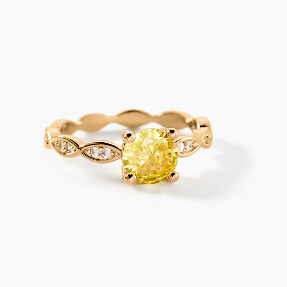 Bague Kurt Plaqué Or Jaune Oxyde De Zirconium|Marc Orian New