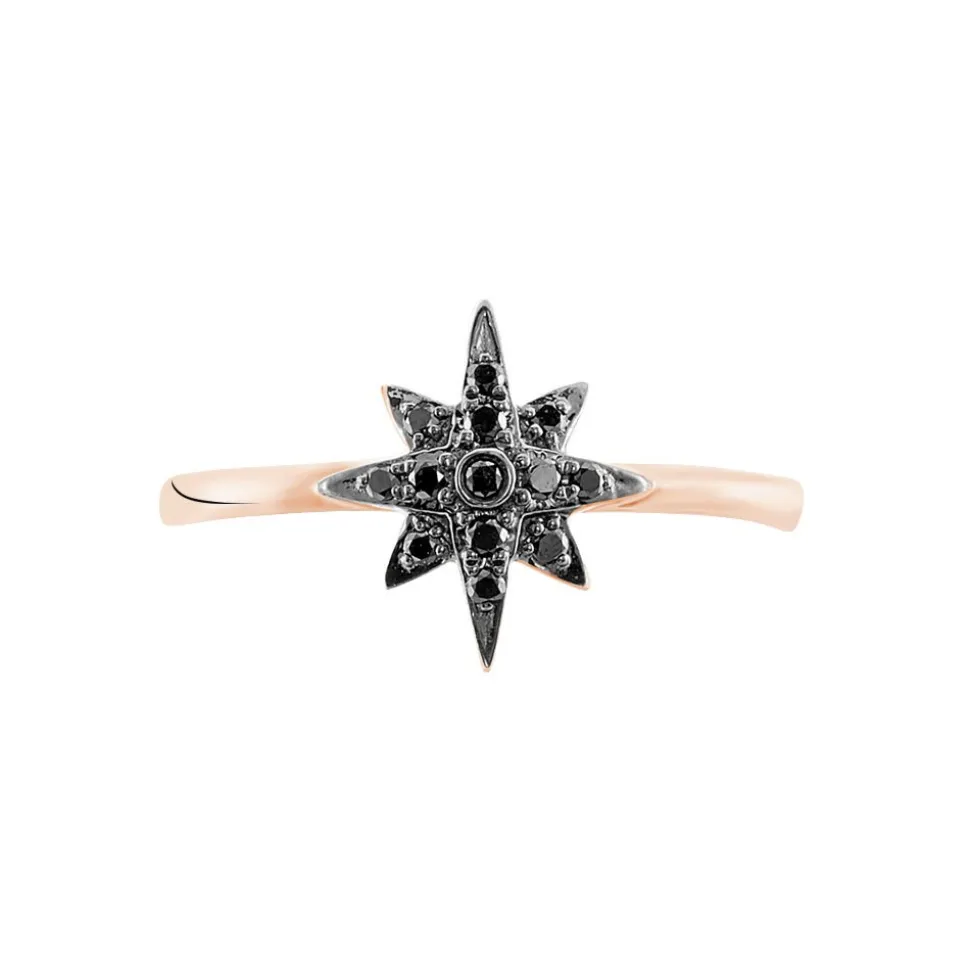 Bague Laetia Or Rose Diamant