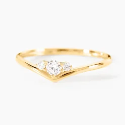 Bague Laurentius Or Jaune Diamant Synthétique|Marc Orian Outlet
