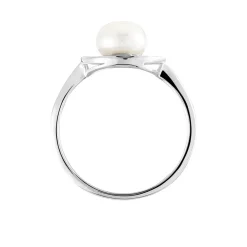 Bague Lenka Argent Blanc Perle De Culture Et Oxyde De Zirconium|Marc Orian Discount