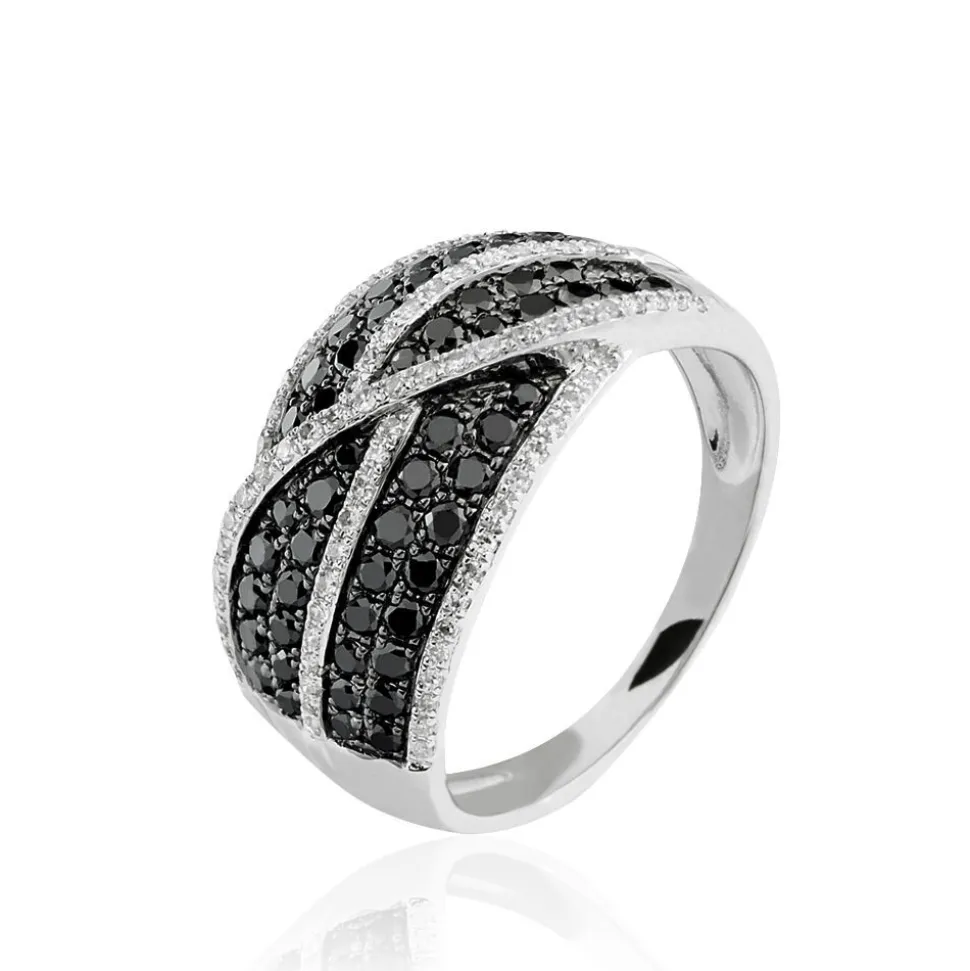 Bague Leonie Or Blanc Diamant