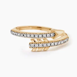 Bague Lidye Plaqué Or Jaune Oxyde De Zirconium|Marc Orian Best