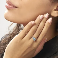 Bague Lilia Or Blanc Topaze|Marc Orian Clearance
