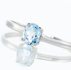 Bague Lily Or Blanc Topaze|Marc Orian Best
