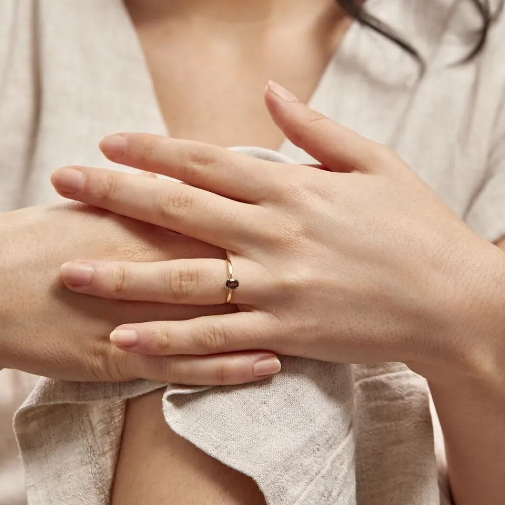 Bague Lily Or Jaune Quartz|Marc Orian New