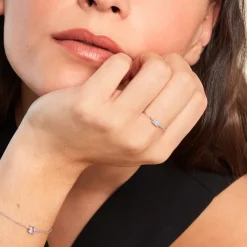 Bague Lipa Argent Blanc Oxyde De Zirconium|Marc Orian Hot