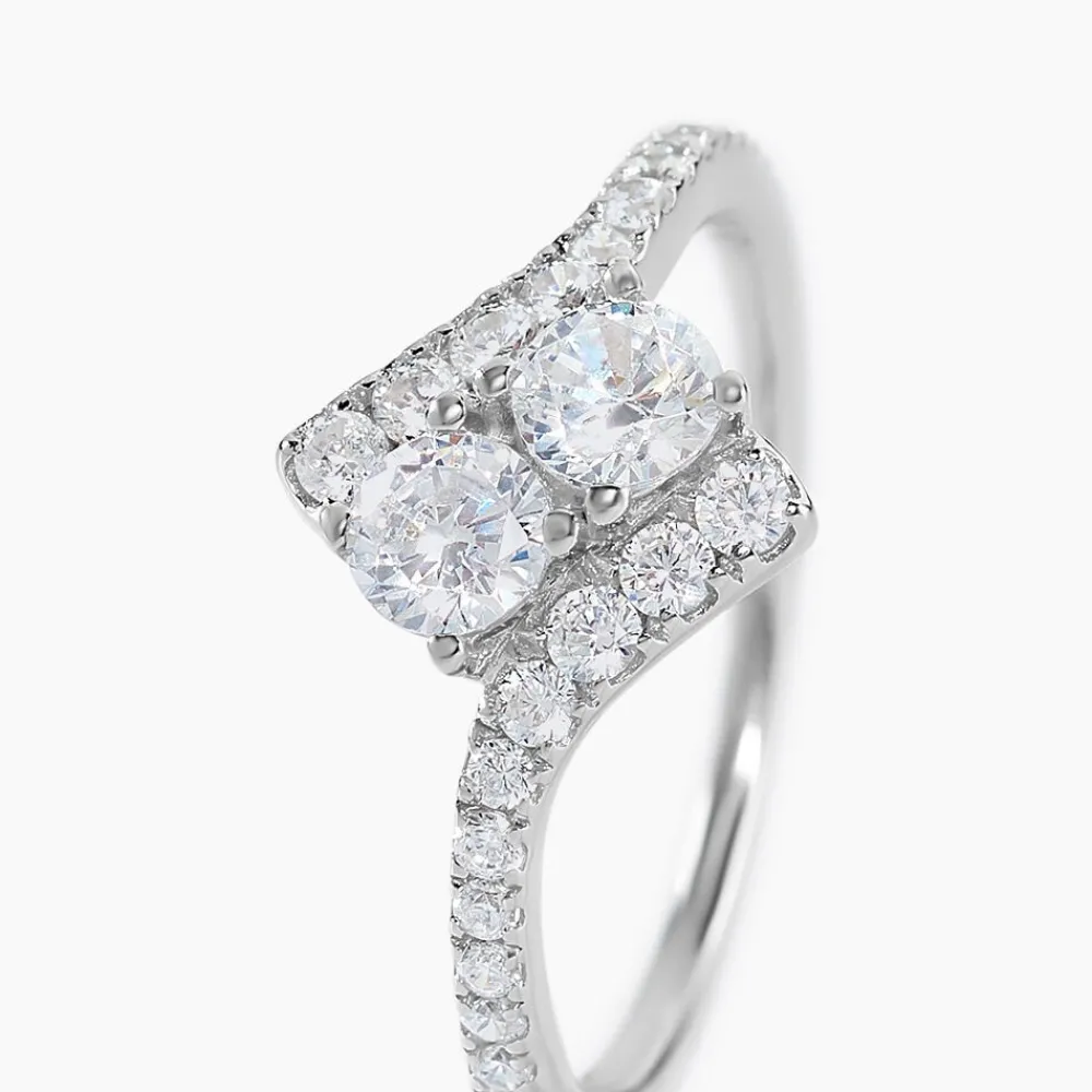 Bague Lisette Argent Blanc Oxyde De Zirconium|Marc Orian Hot