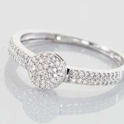 Bague Lisyae Or Blanc Diamants|Marc Orian New