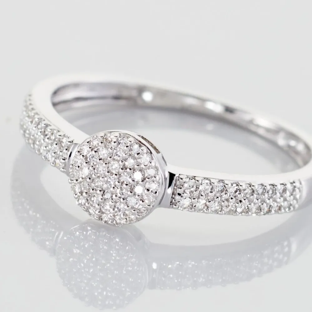 Bague Lisyae Or Blanc Diamants|Marc Orian New