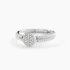 Bague Lisyae Or Blanc Diamants|Marc Orian New