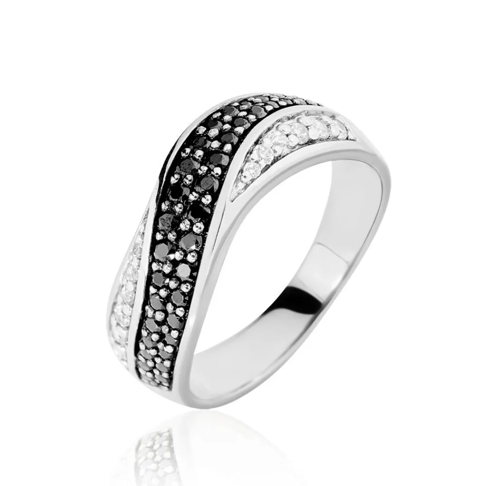 Bague Lizéa Argent Blanc Oxyde De Zirconium|Marc Orian Hot