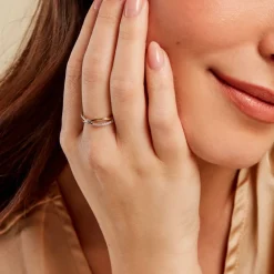 Bague Lohane Or Jaune et Argent Blanc Oxyde De Zirconium|Marc Orian