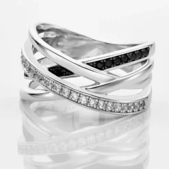 Bague Léona Argent Blanc Oxyde De Zirconium|Marc Orian Clearance