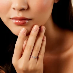 Bague Lonan Or Jaune Oxyde De Zirconium