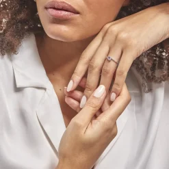 Bague Loriane Or Blanc Amethyste Et Oxyde De Zirconium|Marc Orian Best
