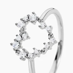 Bague Lovella Argent Blanc Oxyde De Zirconium|Marc Orian New
