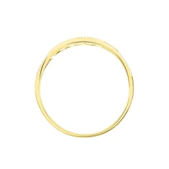 Bague Lucianise Or Jaune Oxyde De Zirconium
